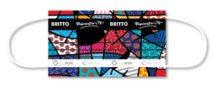 Britto Masks - Art in your Face Washable, Nanomolecule, Protector Shield - Kyrios Soter Scientific