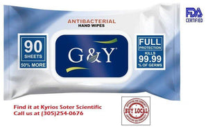 Antibacterial Hand & Surfaces Wipes - Kyrios Soter Scientific