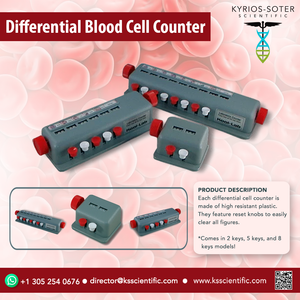 Differential Blood Cell Counter: 2 keys, 5 keys, and 8 keys