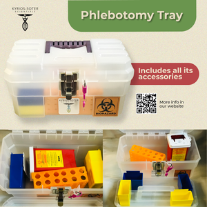 Phlebotomy Tray  Semi Transparent & Purple