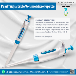 Pearl® Adjustable Volume Micro Pipette