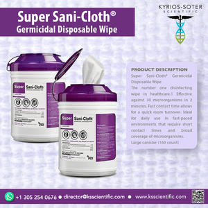 Super Sani-Cloth®️ Germicidal Disposable Wipe