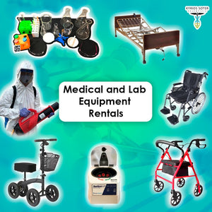Why is a good idea to rent lab and medical equipment?