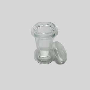 Glass Coplin Jar with Lid – Holds Up to 5 Microscope Slides