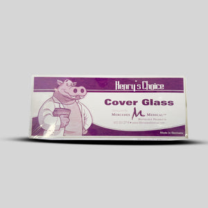 Mercedes Scientific Cover Glass, 22 x 22mm Square, #1 Thickness, 1oz/Box