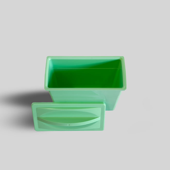 Sakura Tissue-Tek Plastic Finetek Green Staining Dish Jar & Lid