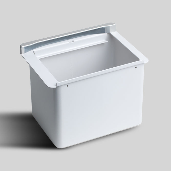 Integra 4550 Tip Waste Bin with Bin Frame and Reflector - Individual Unit