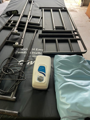 Hospital Bed Semi-Electric Used to help in Homecare