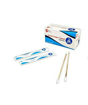 Dynarex - 4305  Applicator Sterile Cotton Tipped - 6"  2000/Case (10 boxes)