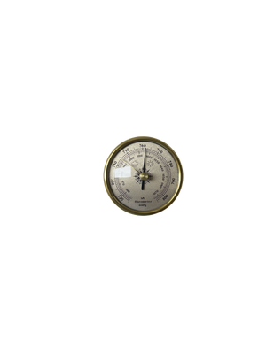 Barometer B9190-G Analog Brass Bezel mmHg hPa Dashboard Insert (New) - B9190-G