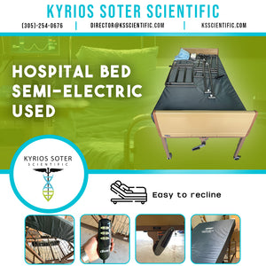 Hospital Bed Semi-Electric Used to help in Homecare