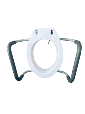 Raised Toilet Seat with Arms. Carex 3.5" Raised Toilet Seat Elevator