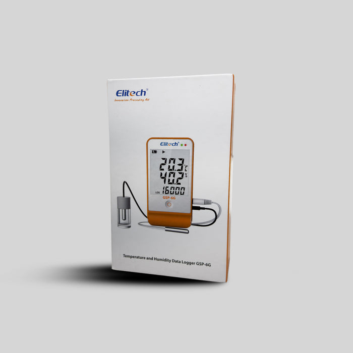 Elitech GSP-6G Temperature & Humidity Data Logger - USB & LCD Display