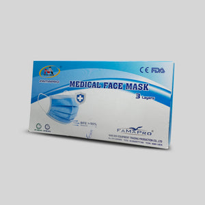 Famapro CFS 20000006 Medical Face Mask 3 Layers - 50 pcs per Box