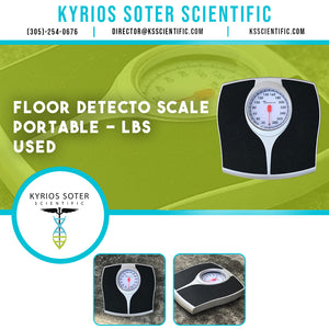 Floor Detecto scale portable - patients up to 340  Lbs - Used