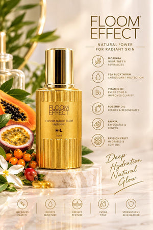 Floom Effect Eldor Hydration - Sulfate-Free Face Wash with Aloe Vera, Oat & Papaya Extracts for a Purified Complexion – 30 ml