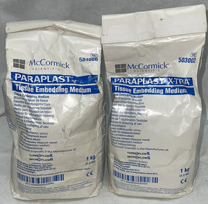 Paraffin - Paraplast 5010060 & Paraplast X-Tra 503002 McCormick Scientific 1 Kg - 2.2 Lbs