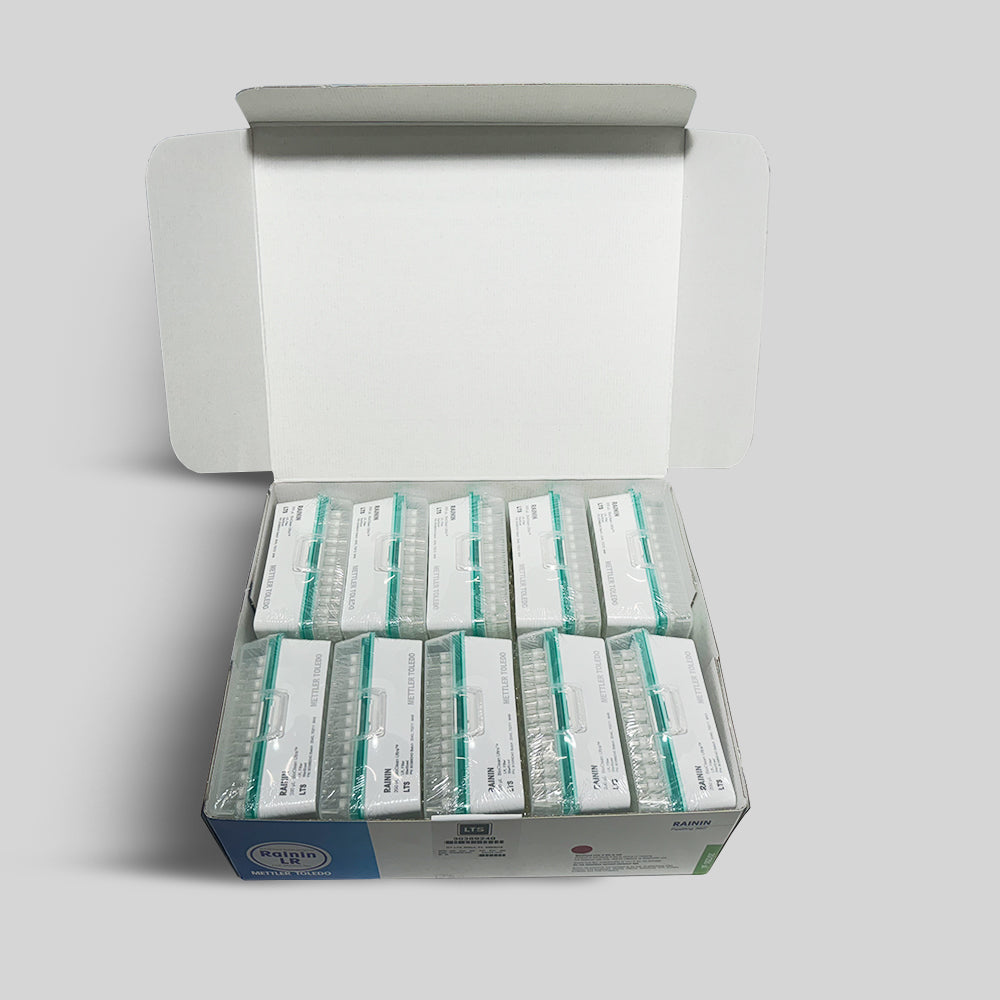RAININ RT LTS Pipette Tips 200µL, FL 960A, 96 Tips/Pack, 10 Packs, 303 ...