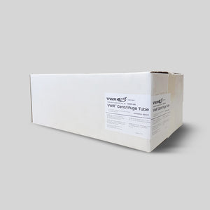 VWR 15 mL Centrifuge Tubes, Non-Sterile, Flat Caps, PP, Case of 500 (10025-686)