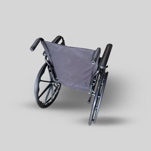 Medical Silver Sport 1 Wheelchair with Full Arms and Swing Away Removable Footrest