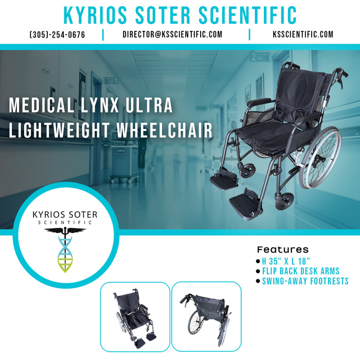 Medical Lynx Ultra Lightweight Wheelchair