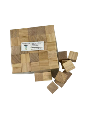 Unfinished Wooden Cubes, Pack of 50 Wood Blocks for Crafting, 1 Inch Wood Square Blocks for Crafts Making & DIY Projects & Decor