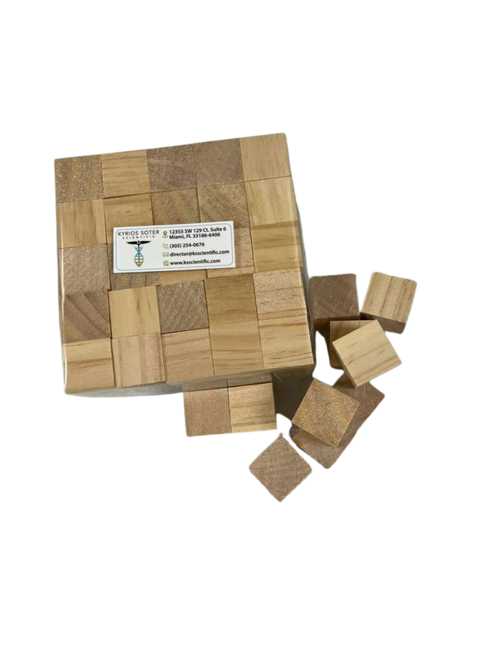 Unfinished Wooden Cubes, Pack of 50 Wood Blocks for Crafting, 1 Inch Wood Square Blocks for Crafts Making & DIY Projects & Decor