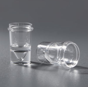 Sample Cup, 1000/bag, #5535 Polystyrene (PS), Globe Scientific, Non-sterile, clear.