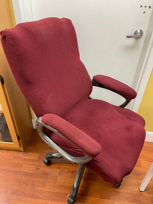 Red Office Chair used - Silla roja  de oficina usada