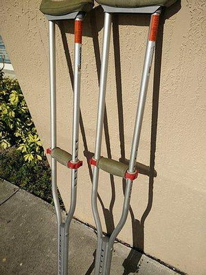 Aluminum Walking Crutches - Used - Kyrios Soter Scientific
