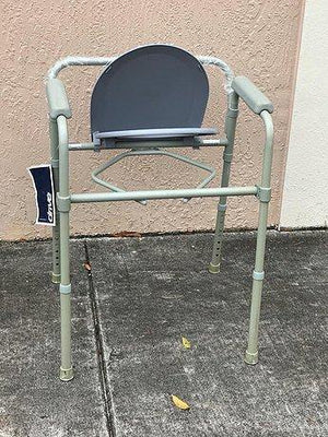 Drive folding commode chair without bucket - Kyrios Soter Scientific