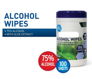 Alcohol Wipes 75% Alcohol with Aloe Vera - Kyrios Soter Scientific