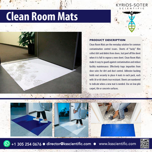 Clean Room Mat to guard against contamination and reduce facility maintenance.