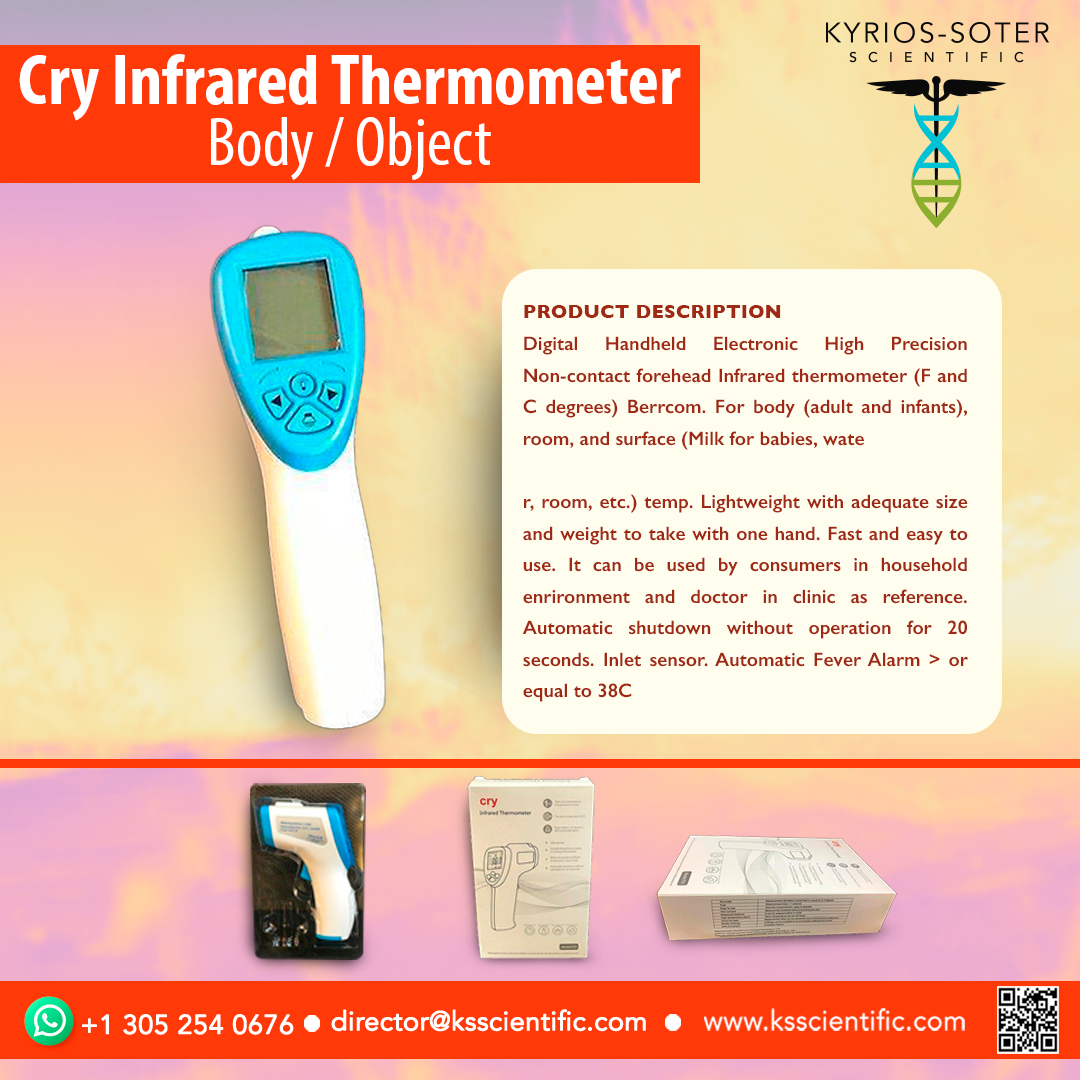 Bo Hui Cry Infrared Thermometer Body/Object Kyrios Soter Scientific LLC