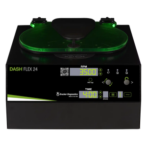 DASH Flex 24 Programmable STAT Centrifuge, Monitor time remaining on the digital display