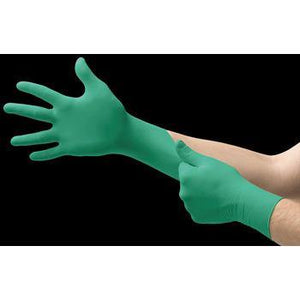 Ansell TouchNTuff Nitrile Green Gloves 92-500 - Kyrios Soter Scientific