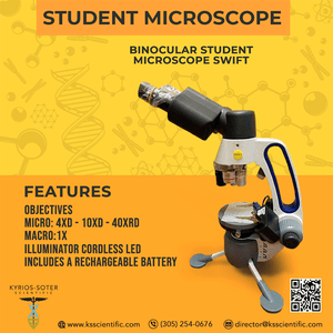 Binocular Student Microscope SWIFT - Kyrios Soter Scientific