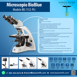 Microscope BioBlue Model BB.1152-PLi LED illumination