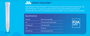 SMART ParaTube 15 ml, 1000 pcs/case - Kyrios Soter Scientific