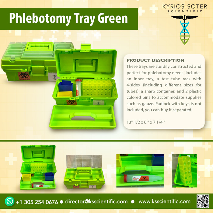 Phlebotomy Tray Green