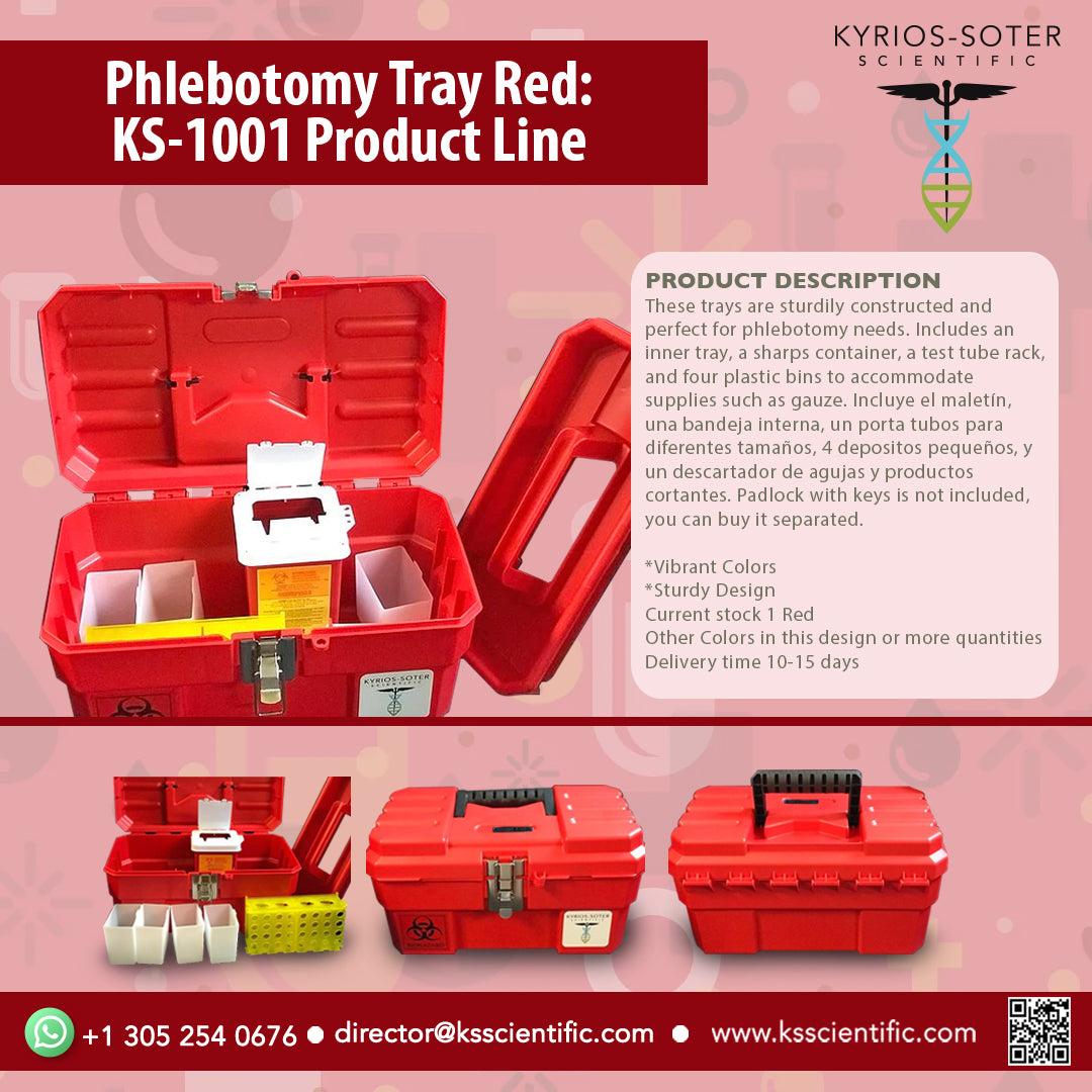 Phlebotomy Tray KS1001 Product Line These trays are sturdily