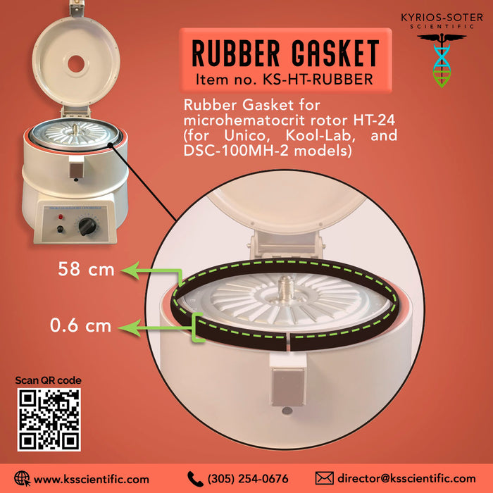 Rubber Gasket for microhematocrit rotor