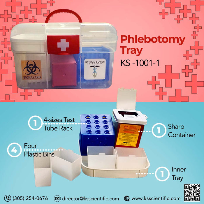 Phlebotomy Tray Transparent: KS-1001-1