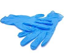 Blue Synthetic Vinyl Exam Gloves Latex-FREE - Kyrios Soter Scientific
