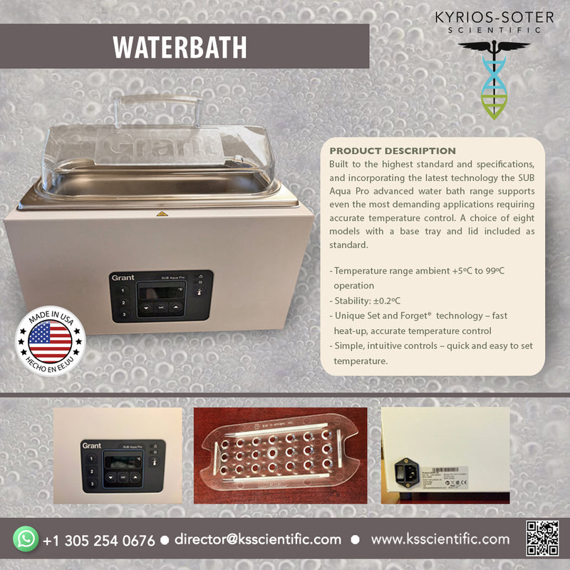 Grant Unstirred Water Bath w/ Lid – Kyrios Soter Scientific LLC