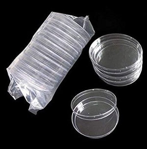 Petri Dishes:  1 bag of 10 dishes of  9 mm - Kyrios Soter Scientific